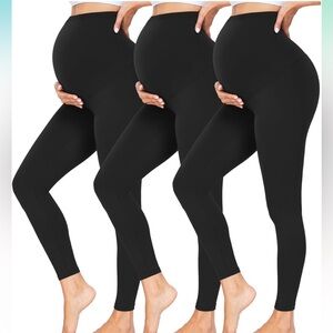 Pack of 4 maternity leggings - small